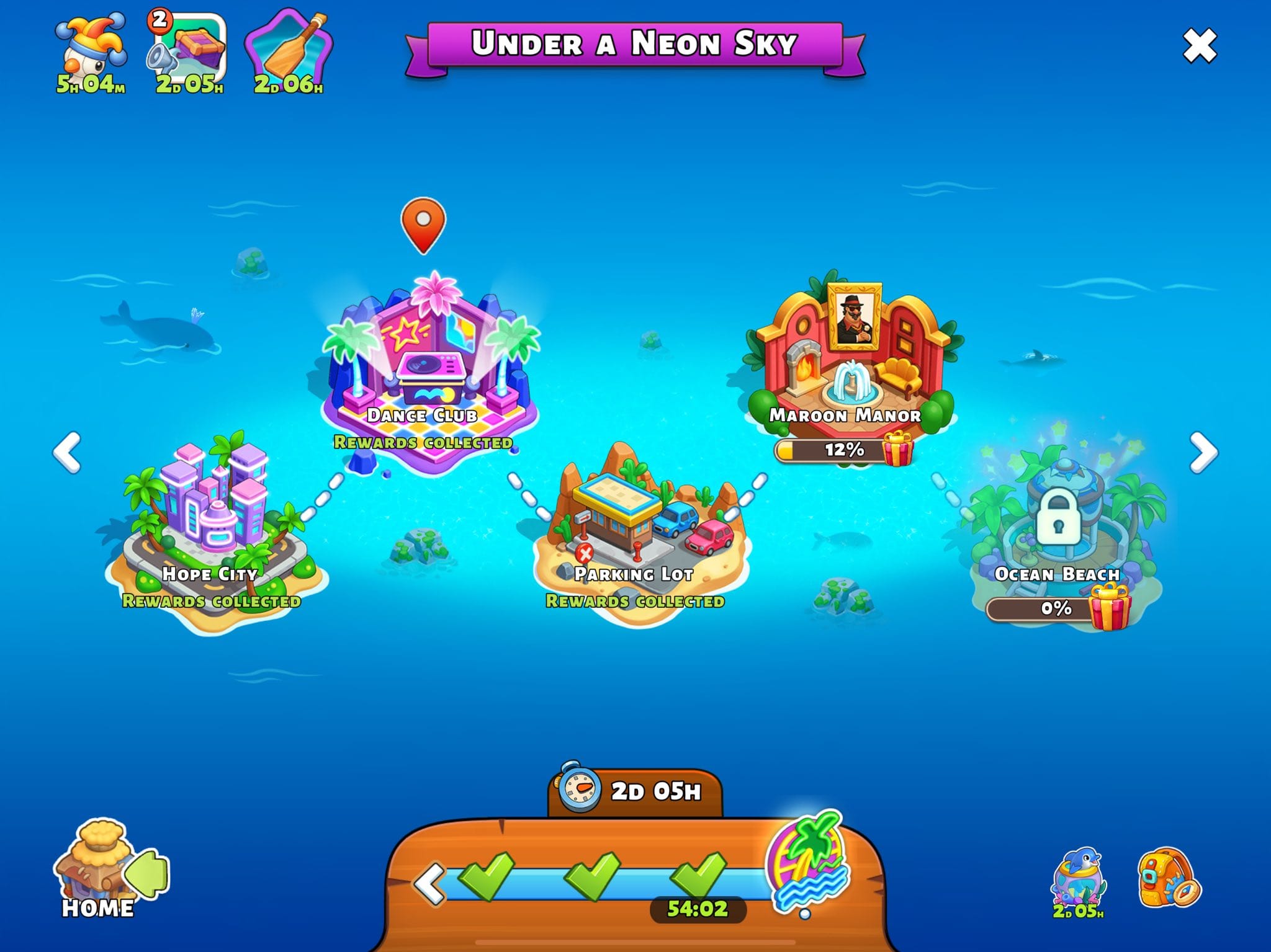 Under a neon sky Pink Bags