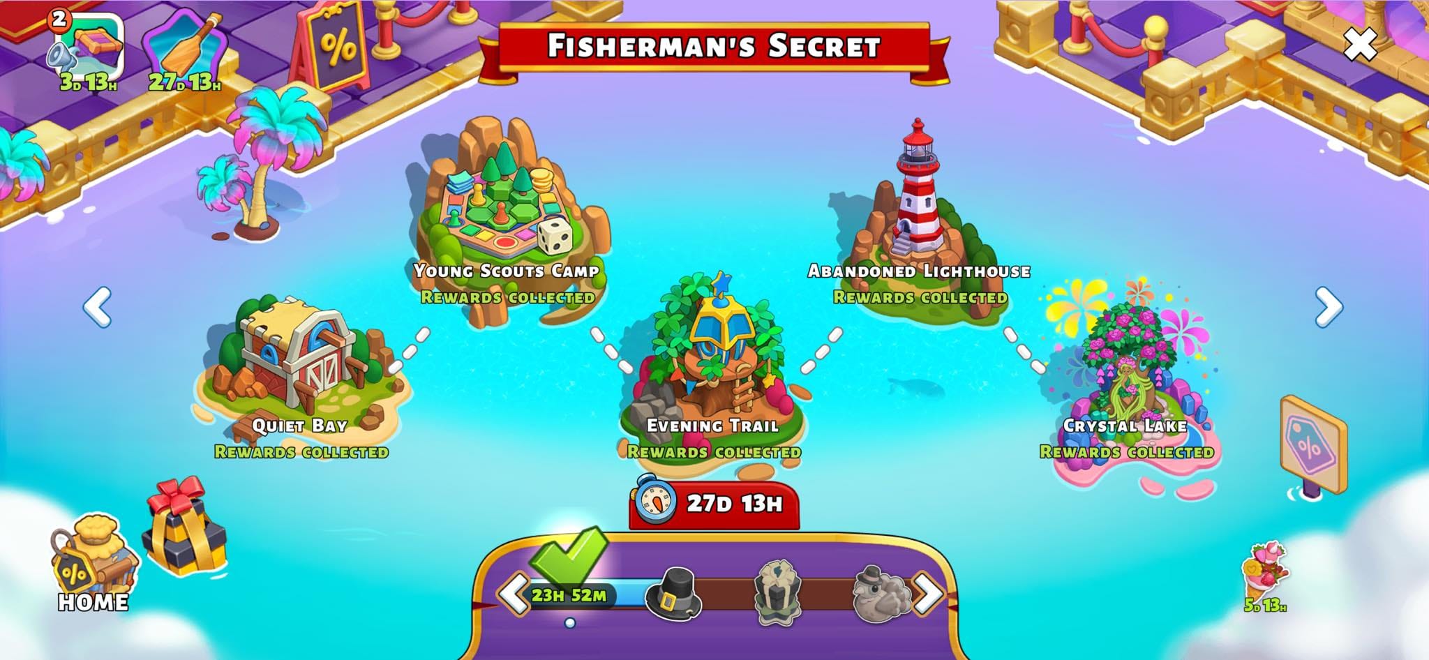  Fisherman's Secret Pink Bags