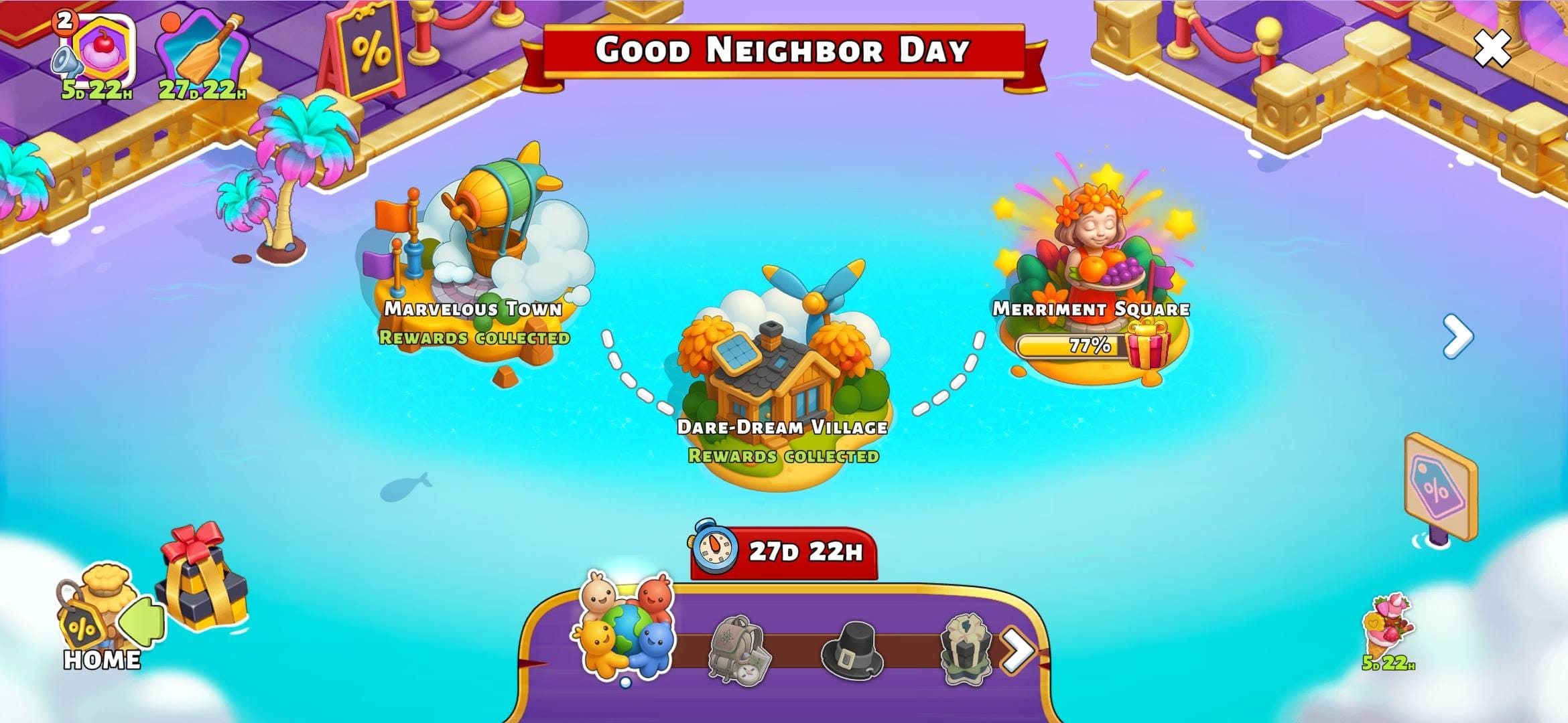 Good Neighbor Day Pink Bags