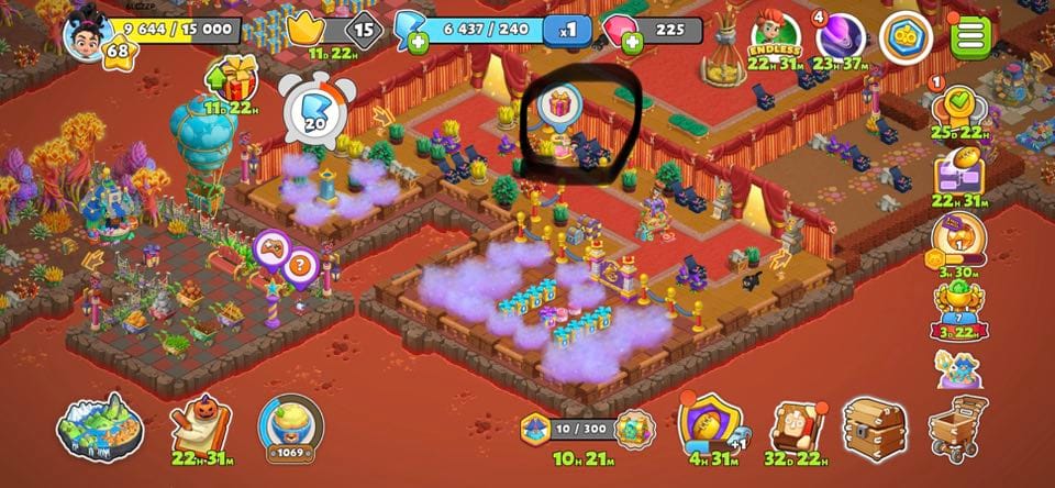 bewitched circus pink bag 1