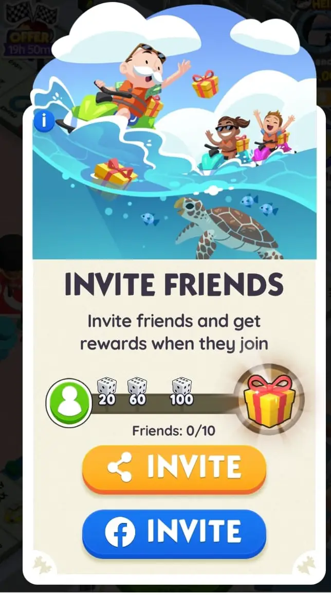 Invite your friends