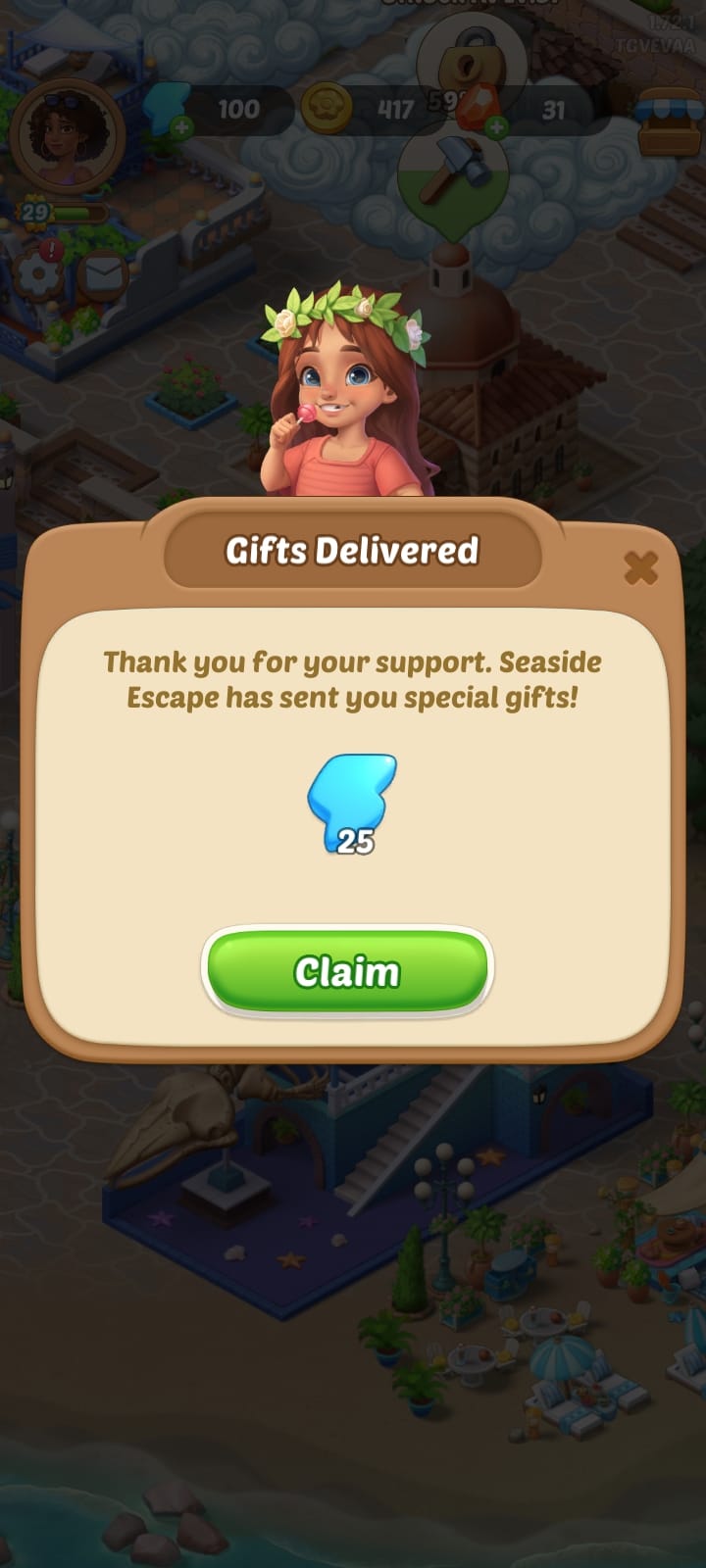 Seaside Escape Free Energy Links