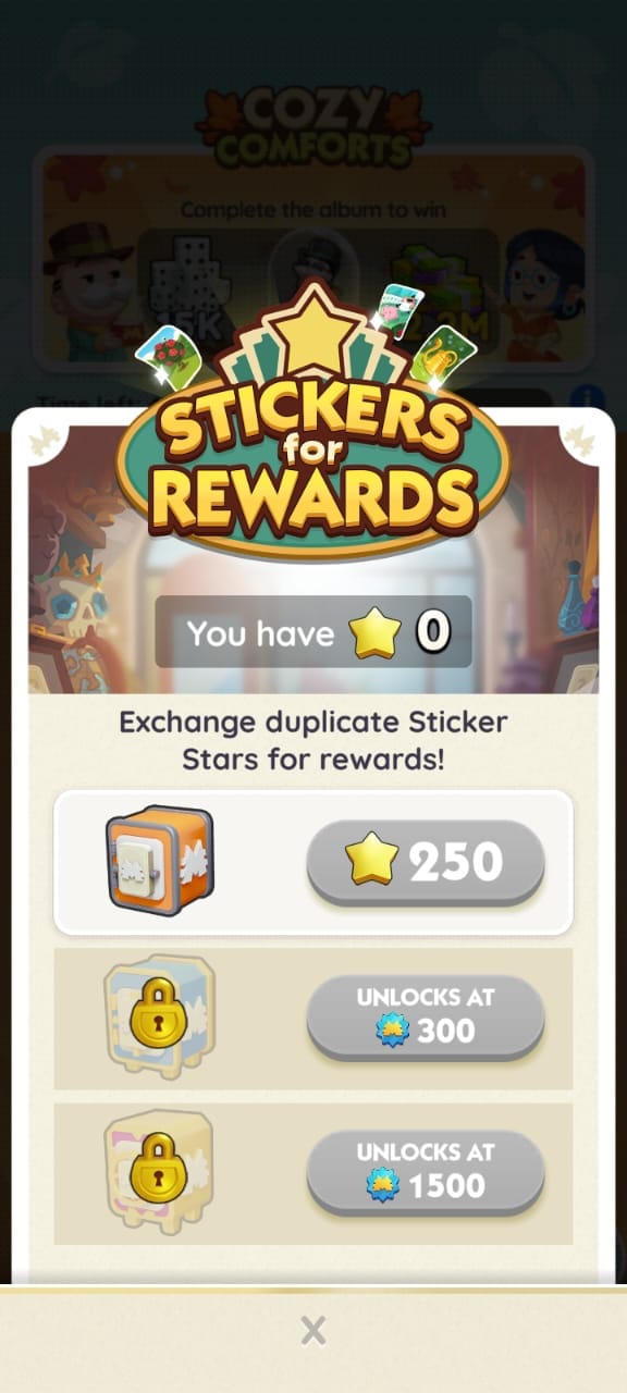 Exchange Duplicate Stickers for Rewards in Monopoly GO