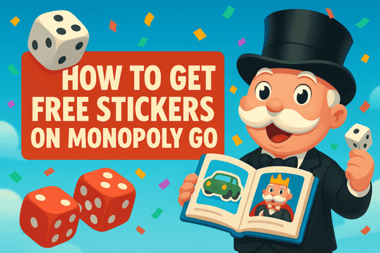 How to Get Free Stickers on Monopoly GO Easy Step-by-Step Guide