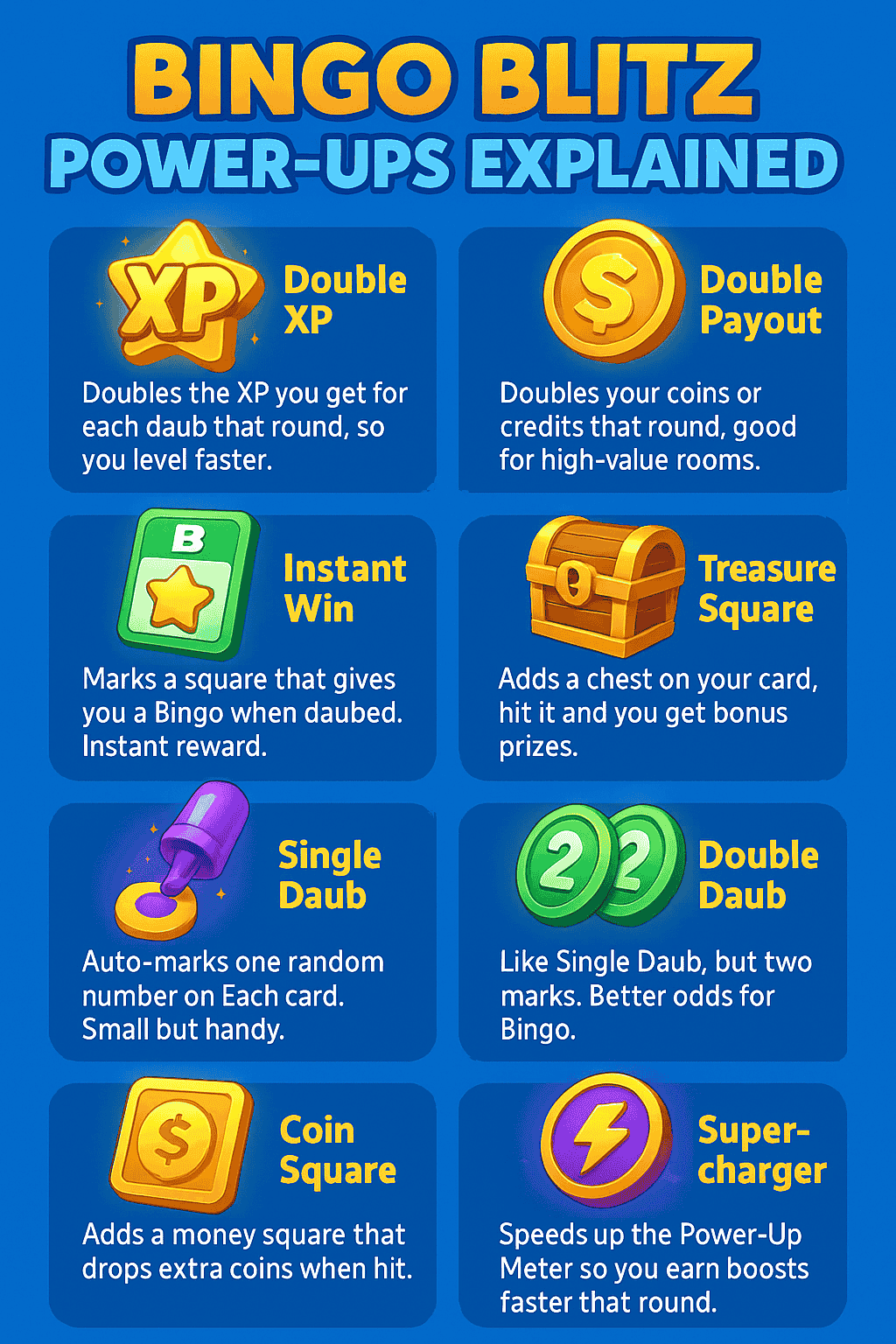 bingo blitz power ups explained