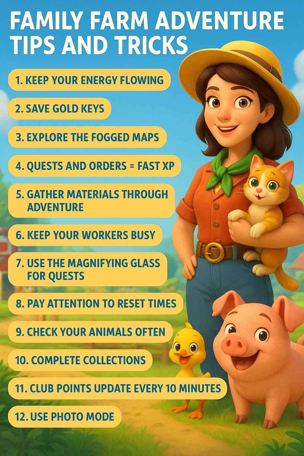 family farm adventure tips and tricks