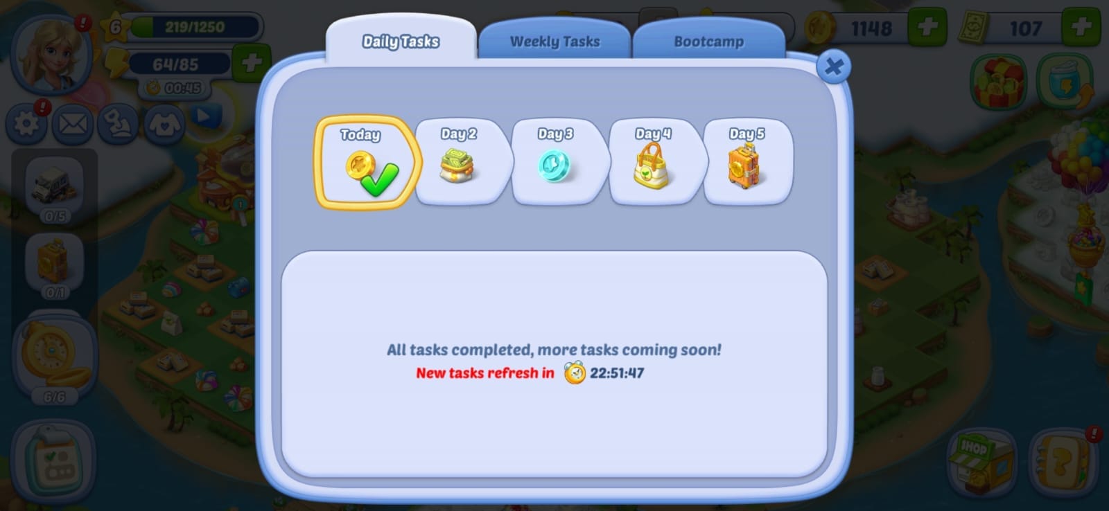 Merge County tasks